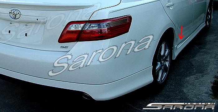 Custom Toyota Camry  Sedan Side Skirts (2007 - 2012) - $390.00 (Part #TY-003-SS)